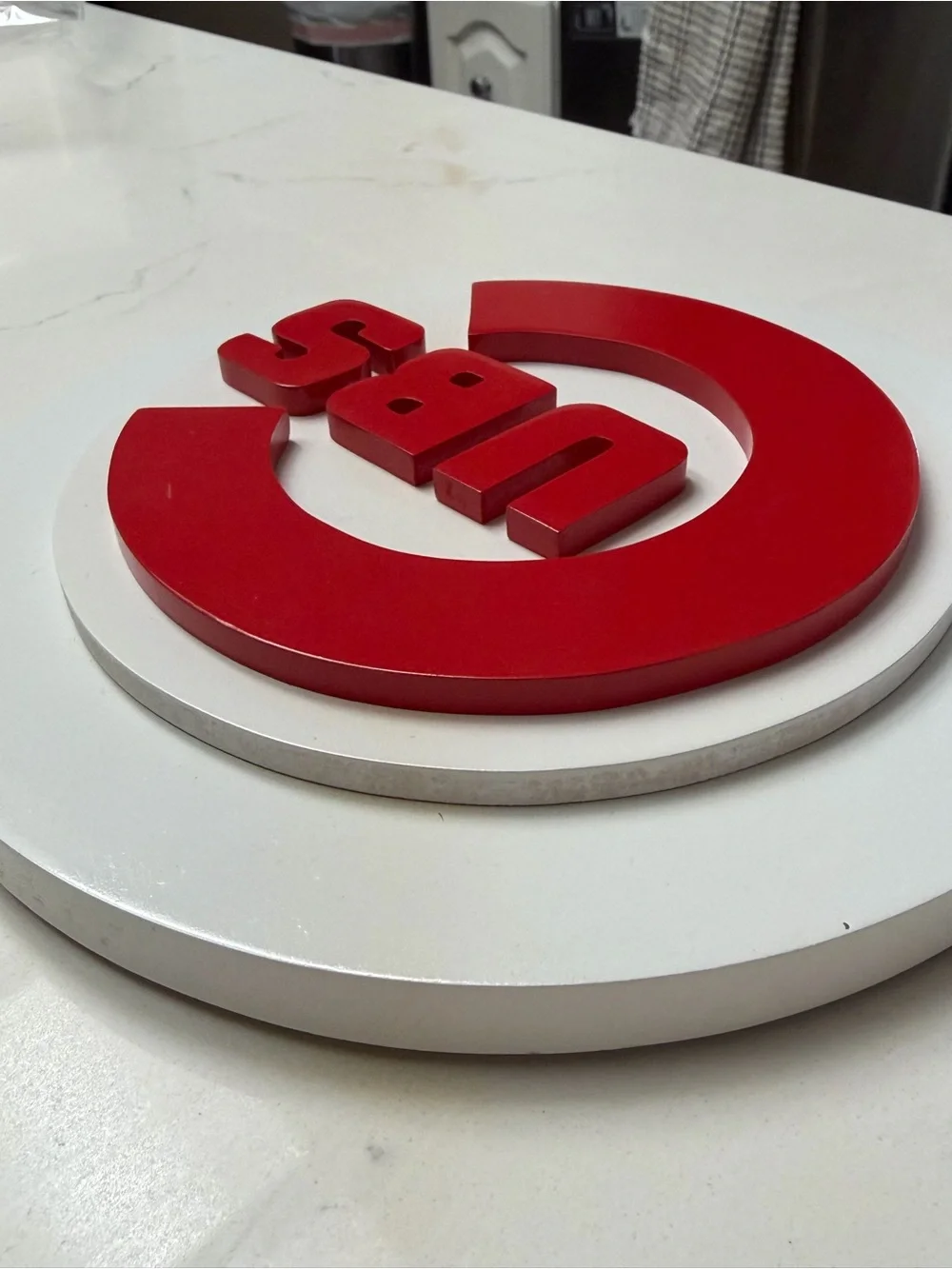 CUSTOM MADE 3D LAYER CHICAGO CUBS WOOD SIGN